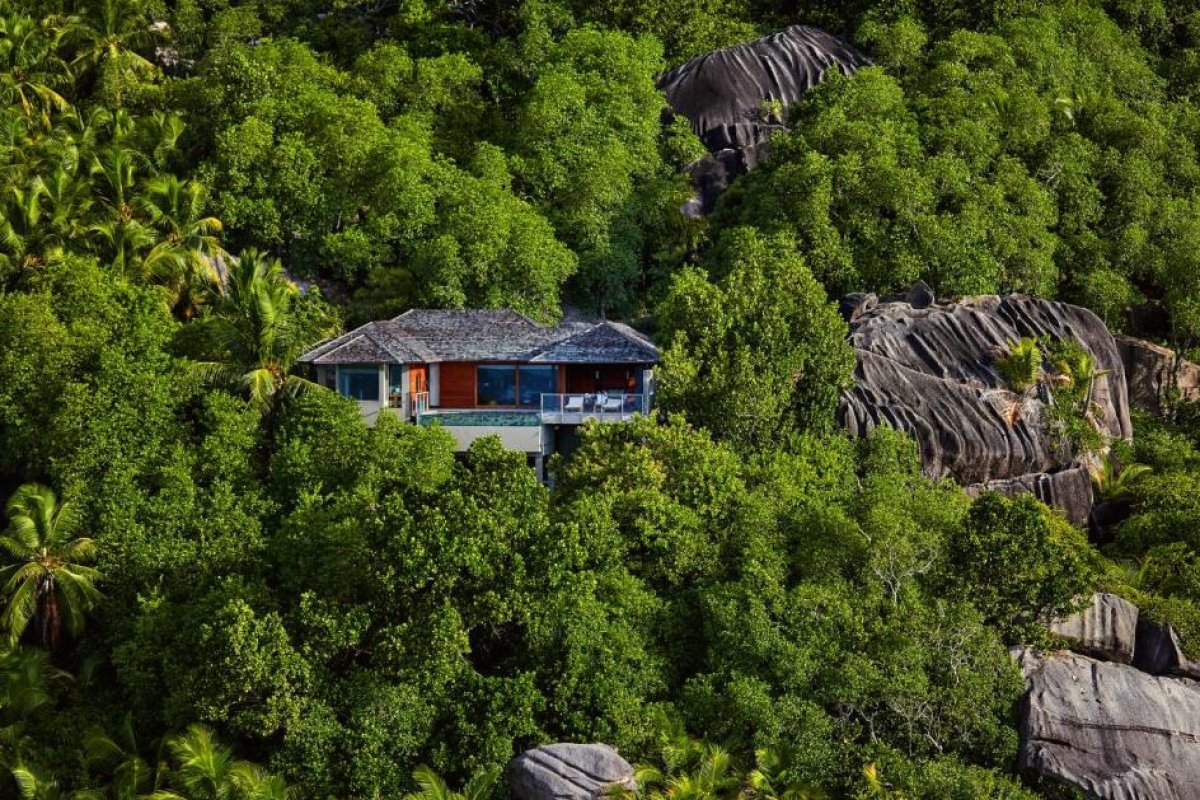 Six Senses Zil Pasyon Seychelles view 1